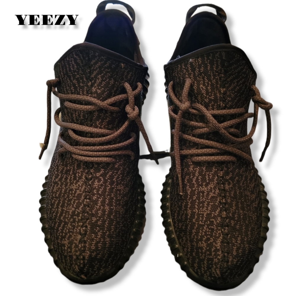 ADIDAS YEEZY BOOST 350 PIRATE BLACK Size 12